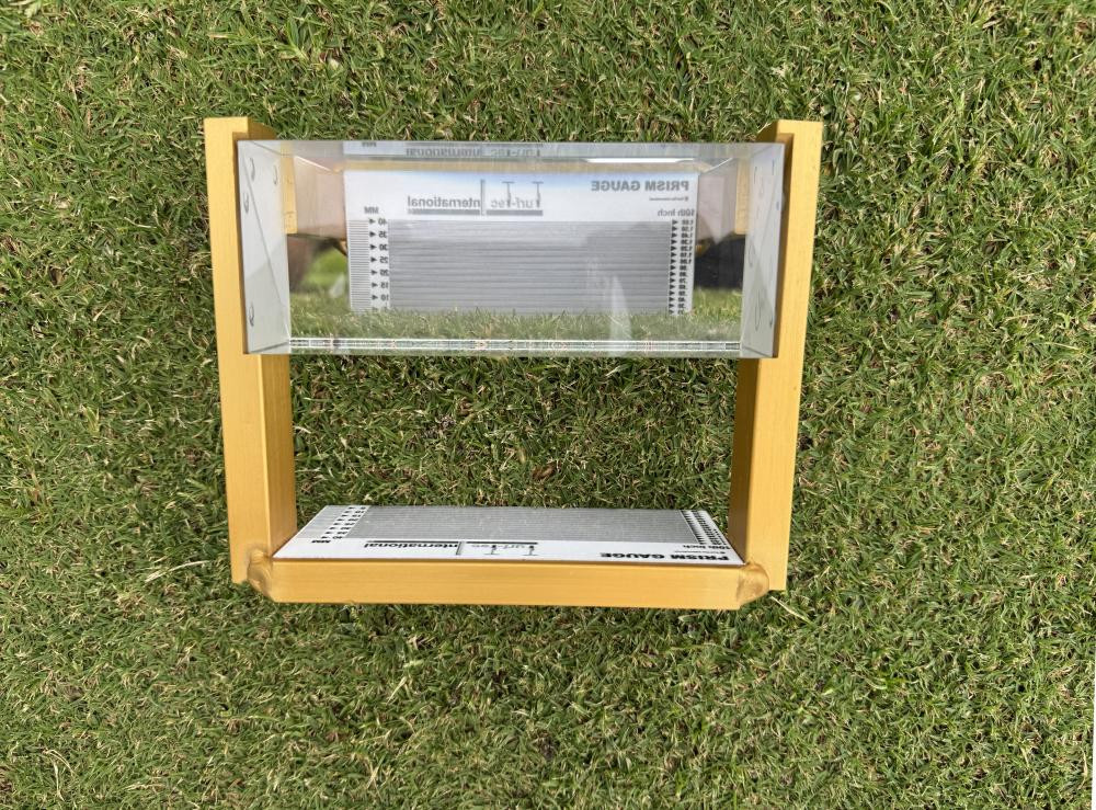 Turf-Tec Height of Cut Prism Gauge with case (Inches Model) with Hard Case