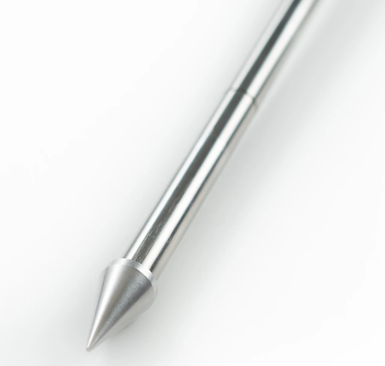 Digital Soil Compaction Tester / Digital Dial Penetrometer - Close up of soil tip