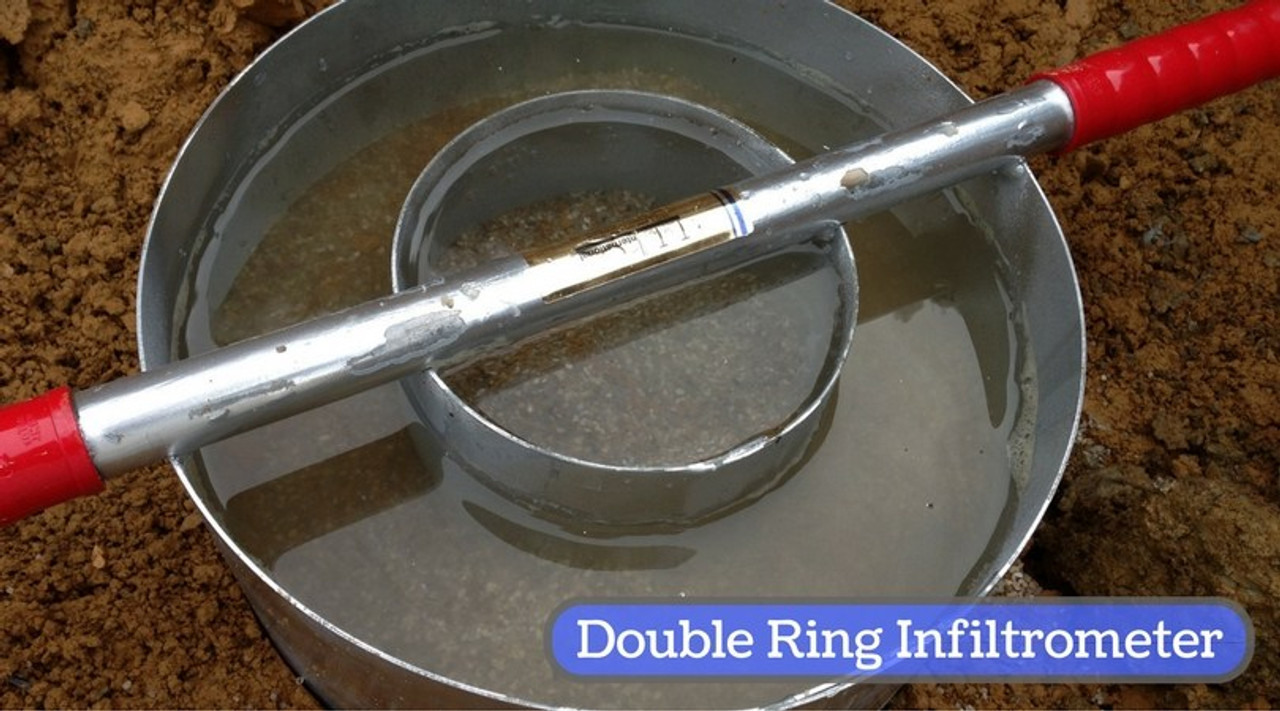  IN8-W - Turf-Tec Heavy Duty Tall Infiltration Rings - 6" X 12" Inch Diameter X 7 inches tall - In use