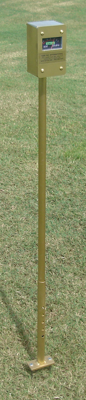 Turf-Tec Soil pH Meter - Adjustable to 1", 2", 3" and 4 inch soil reading depth .  Accurate to +/- 1.0 pH point