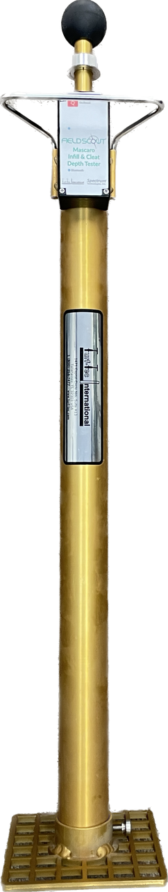 The new Mascaro Infill and Cleat Depth Tester (MICDT) is designed as a testing instrument that will measure infill depth on synthetic turf as well as cleat depth penetration on synthetic turf and natural grass or any other surface where cleats are being worn by athletes.