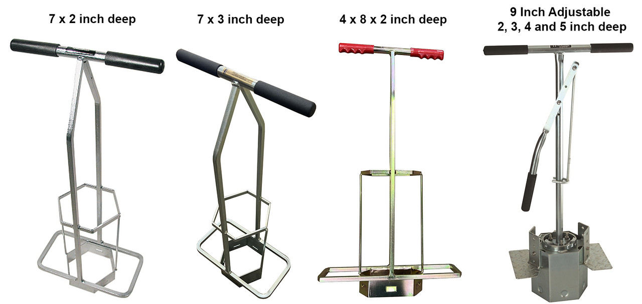 PLUG-HEX-9IN-M - Miltona 9 Inch Adjustable Depth Hex-Plugger with Powerstroke Handle 