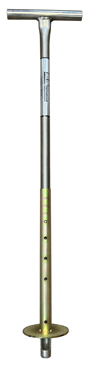 The Turf-Tec Tubular Soil Sampler with Adjustable Foot extracts a core sample at various depths up to 12 inches deep by 3/4 inches 