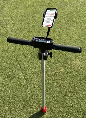 The handy cell phone holder is designed to be used with the Spot On VWC Soil Moisture Meter Pro Model. It attaches directly to the handle of the moisture meter and can be positioned by turning the adjustable arm to any viewing position. This allows you to view your cell phone while taking readings with the Spot On VWC Soil Moisture Meter Pro Model.