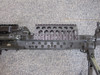 Upper RAS handguard shown on Machine Gun Armory Mk46.
Use M249 SAW/MK46 High Rail position (SAWBFG1 High) with this handguard.