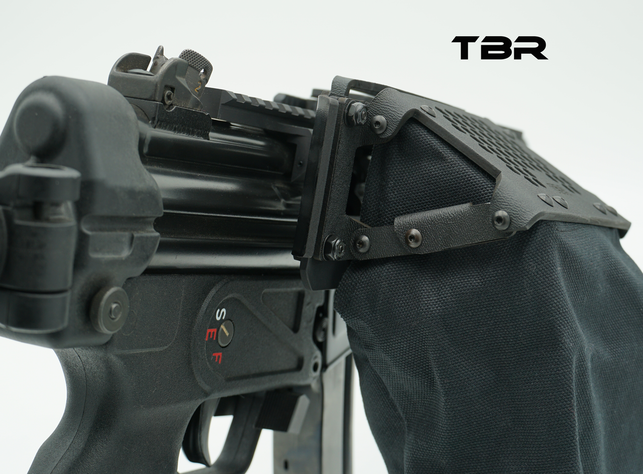 MP5 brass catcher for MFI rail.