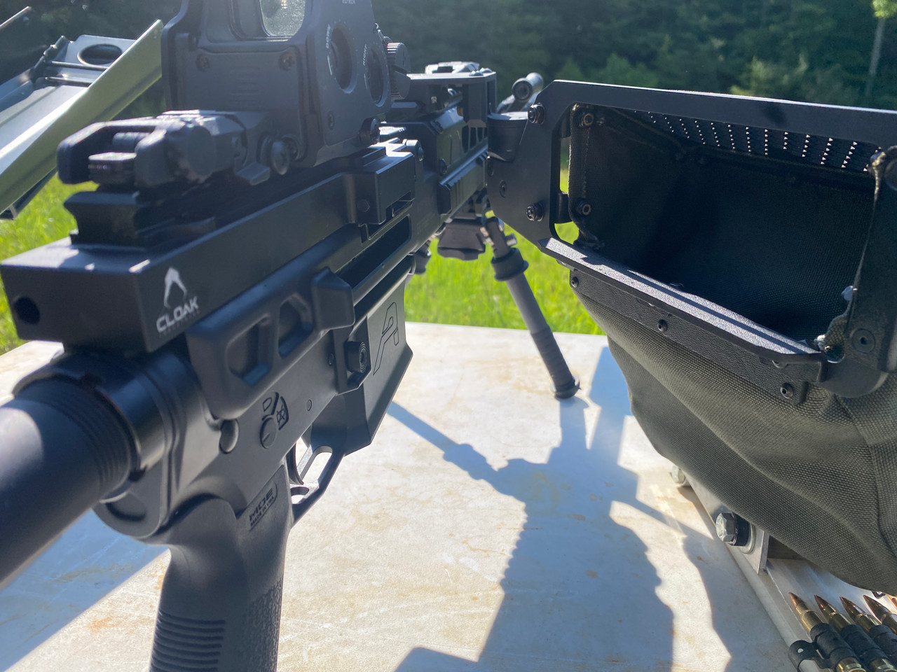 MFR 556 belt fed top mount