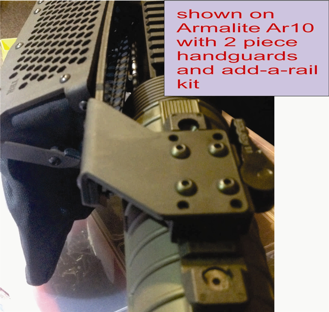 Add a Rail Kit for Delta Ring Handguards