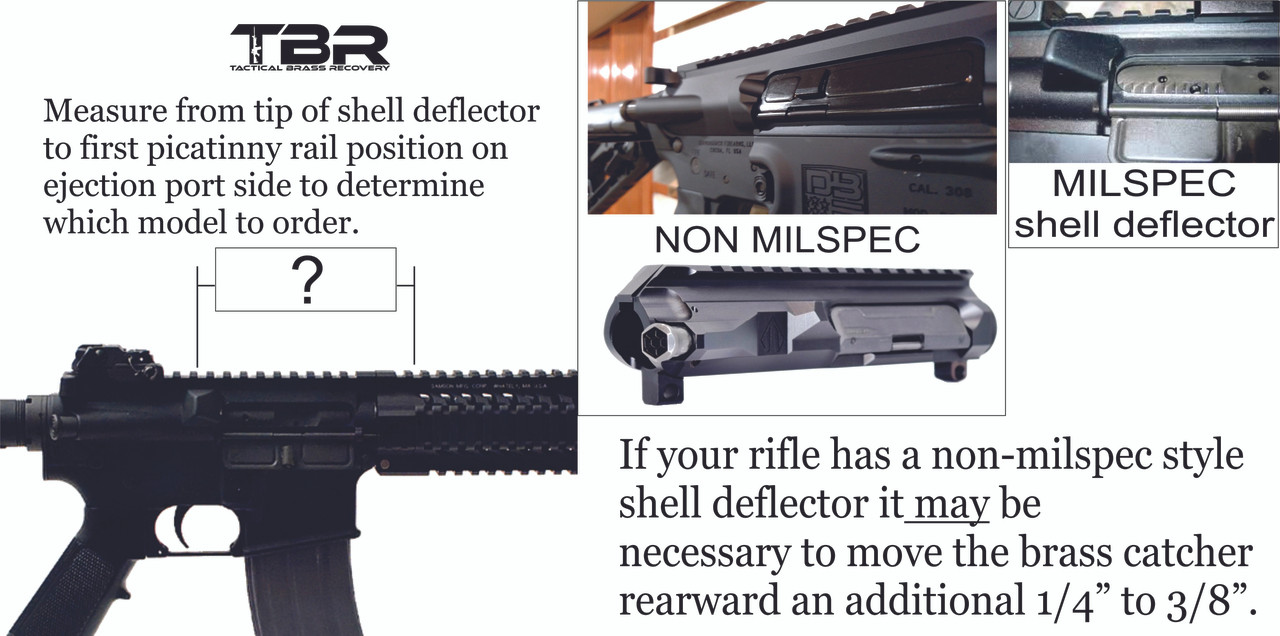 AR15-AR10/SCAR 17/Larue PredatOBR Brass Catcher - Operator LONG 