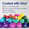 Vinyl Hex Hand Weights, 7 LB