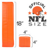 Set of 4 Orange Anchorless Football Pylons