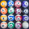 Marbled Pool Ball Set