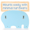 Wooden Elephant Clothing Rack