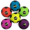 6 Regulation Size Neon Soccer Balls