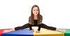 Mixed Rainbow Children's and Gymnastics 4' x 6' Tumbling Mat