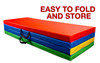 Mixed Rainbow Children's and Gymnastics 4' x 6' Tumbling Mat