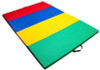 Mixed Rainbow Children's and Gymnastics 4' x 6' Tumbling Mat