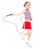 Blue and White 7-foot jump rope with plastic segmentation