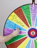 36" Dry Erase Color Prize Wheel w/Extension Base