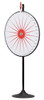 36" Custom Dry Erase White Prize Wheel w/Extension Base