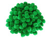 100 Count - 1" Green Craft Poms