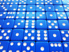 1000 Count - 16mm Blue Dice w/ White Pips 1000 Count - 16mm Blue Dice w/ White Pips