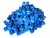 8mm Blue Dice w/ White Pips