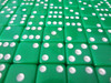 12mm Green Dice w/ White Pips