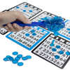 Blue Magnetic Bingo Wand with 100 Metallic Bingo Chips