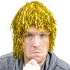 Tinsel Wigs 6-pack, Gold