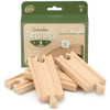 3.5' Straight Wooden Train Tracks, 4-pack