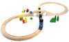 Wooden 30 Piece Figure 8 Train Set with Conductor Carl Train