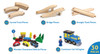 Wooden 30 Piece Figure 8 Train Set with Conductor Carl Train