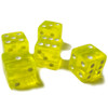 25 Yellow Dice - 16 mm