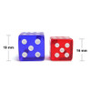 5 Red Dice - 19 mm