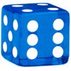 25 Blue Dice - 19 mm