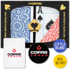 Copag Dealer Kit - 1546 Red/Blue Poker Jumbo