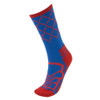 Medium Basketball Compression Socks, Blue/Red