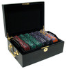 Pre-Pack - 500 Ct Ace King Suited Set Black Mahogany Case