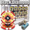600 Ct. Black Diamond Poker Acrylic Case 14g Custom Breakout