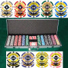 600 Ct. Black Diamond Poker Chip 14g Custom Breakout W/ Case