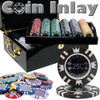 500 Ct Mahogany Set Custom Pack - Coin Inlay 15 Gram Chips