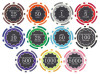 500 Ct Custom Breakout Eclipse 14G Poker Chip Set - Aluminum