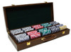 500 Ct Custom Breakout Eclipse 14G Poker Chip Set - Walnut