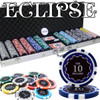 600 Ct Custom Breakout Eclipse 14 Gram Chip Set - Aluminum