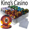 200 Ct - Custom Breakout - Kings Casino 14 G - Acrylic Tray