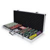 500ct Claysmith Gaming Monaco Club Chip Set in Aluminum