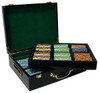 Custom - 500 Ct Monte Carlo Chip Set Hi Gloss Wooden Case