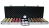 600 Ct Custom Breakout Nile Club Chip Set - Aluminum Case