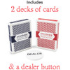 750ct Claysmith Gaming Poker Knights Chip Set in Mahogany